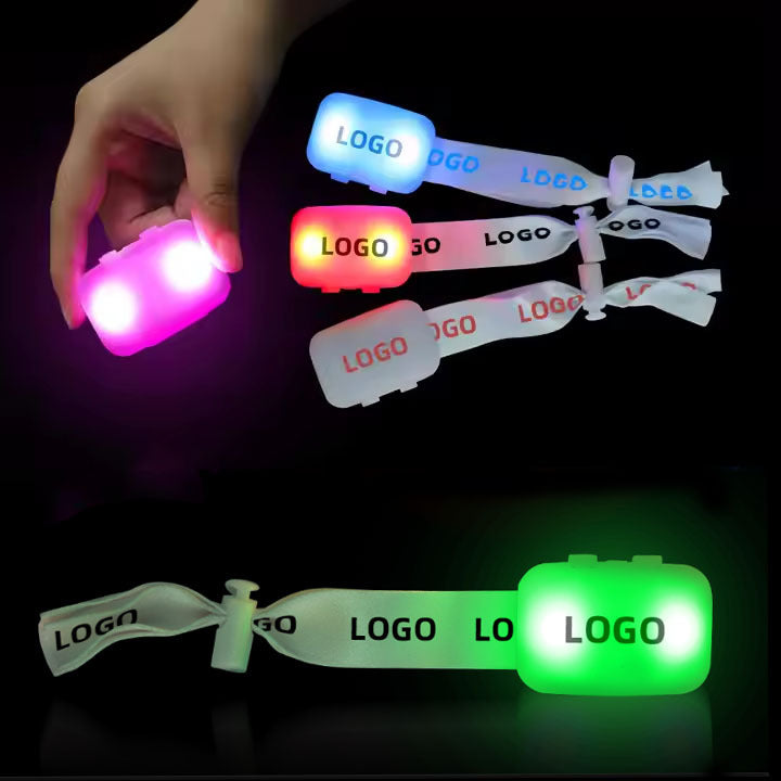 LED Light-Up Event Wristbands – Remote, App & Sound Control