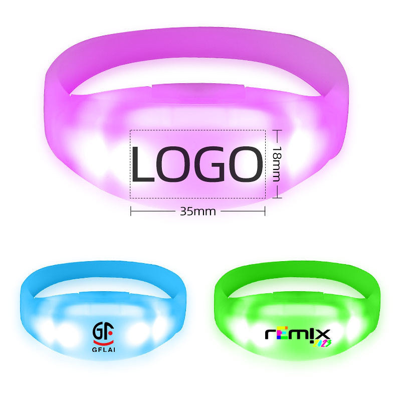 LED Light-Up Event Wristbands – Remote, App & Sound Control