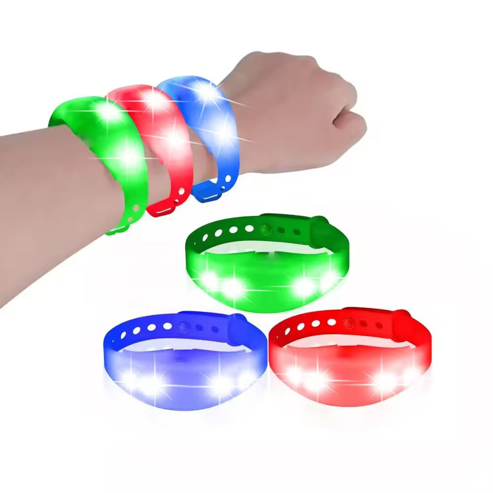 LED Light-Up Event Wristbands – Remote, App & Sound Control